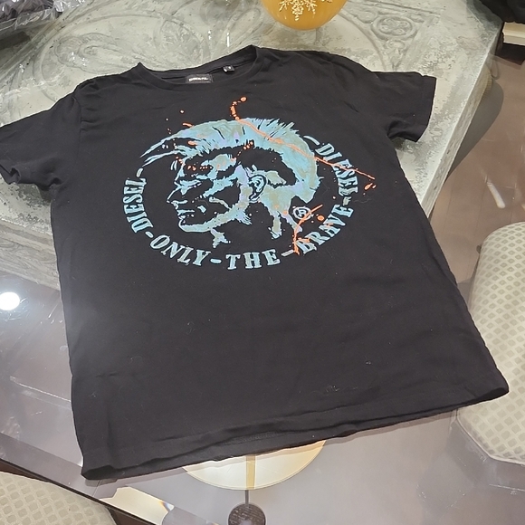 Diesel Other - Diesel Black Graphic T-Shirt Small Only The Brave Logo